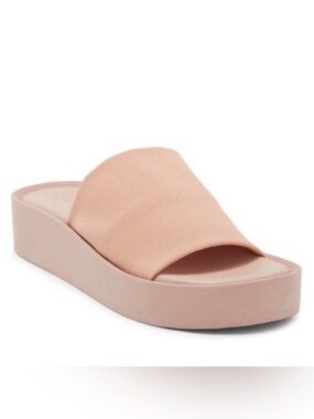 NEW SEYCHELLES Catamaran Platform Slide Sandal In Blush Size 8